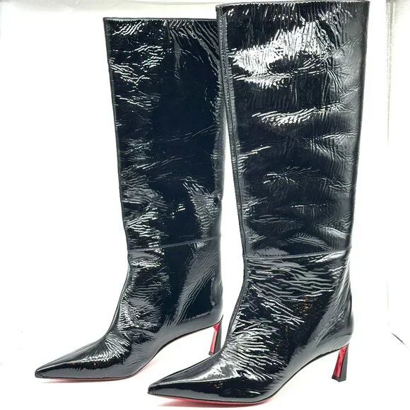Christian Louboutin CONDOROCOMBO BOTTA 55 Tall Knee High Boots Heels